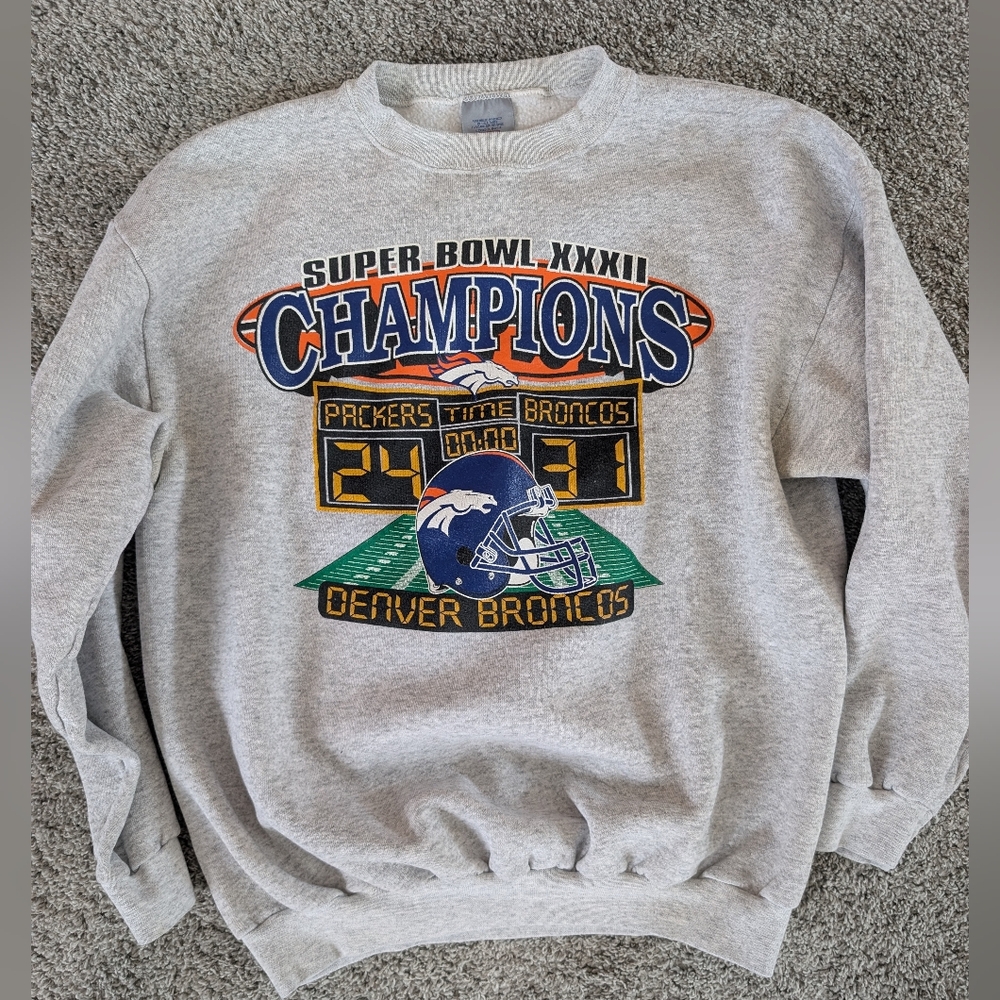 Vintage Denver Broncos Champion Crewneck Sweater Men’s Medium